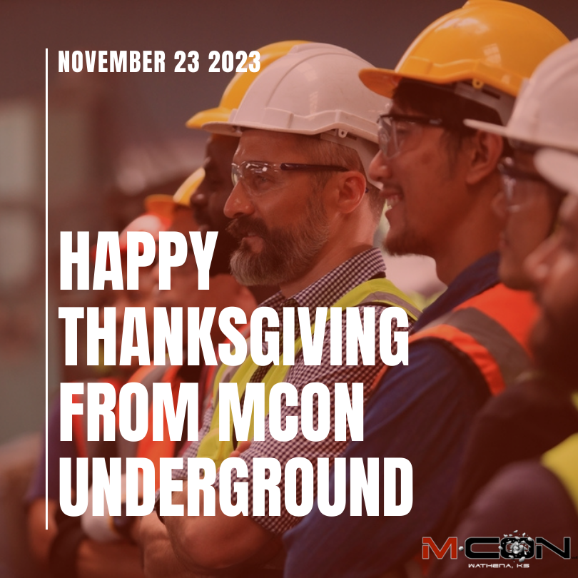 A Thanksgiving Message from MCON Underground!